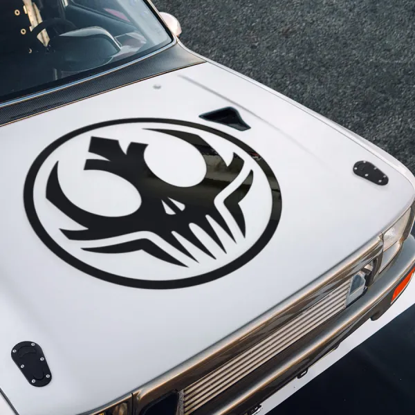 Hood Rebel Alliance v2 Luke Skywalker Leia Resistance Darth Force Car Vinyl Sticker Decal>
